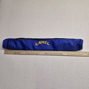 Vintage 80's or 90's Camel Insulated 12oz. can Case - Royal Blue Camel Joe